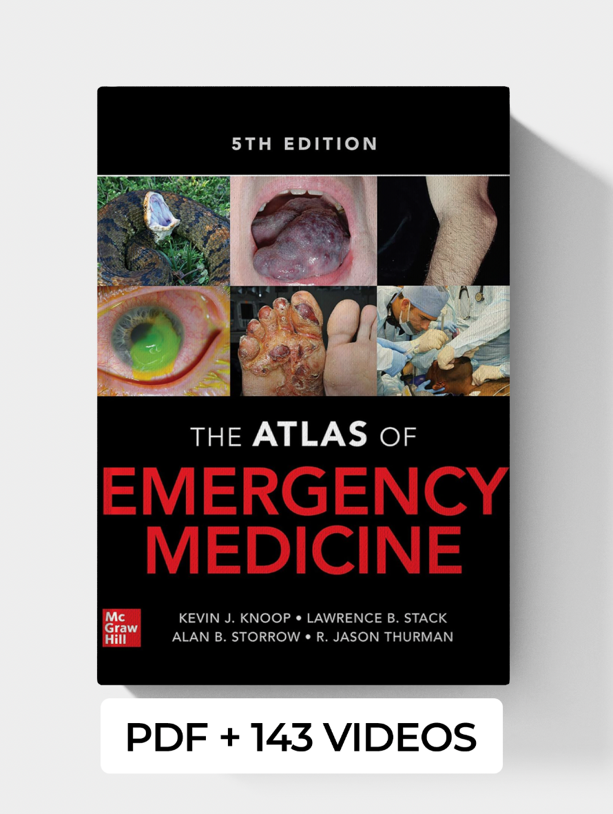 Atlas of Emergency Medicine 5th Edition (PDF + 143 Videos)